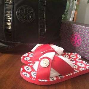 New Tory Burch Melody Criss Cross Sandal